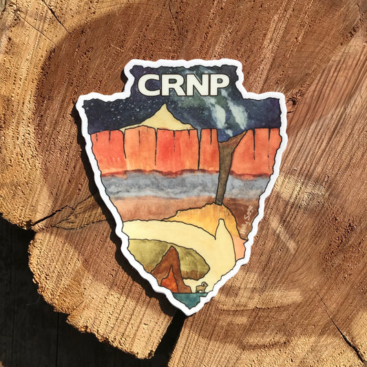 Capitol Reef National Park arrowhead sticker