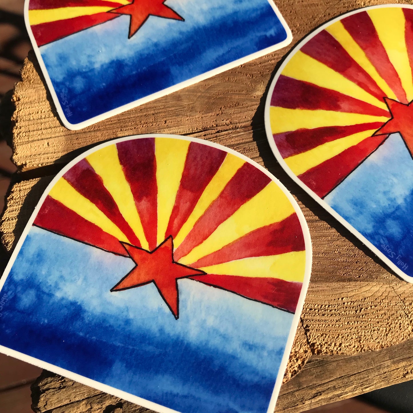 Arizona State Flag Sticker