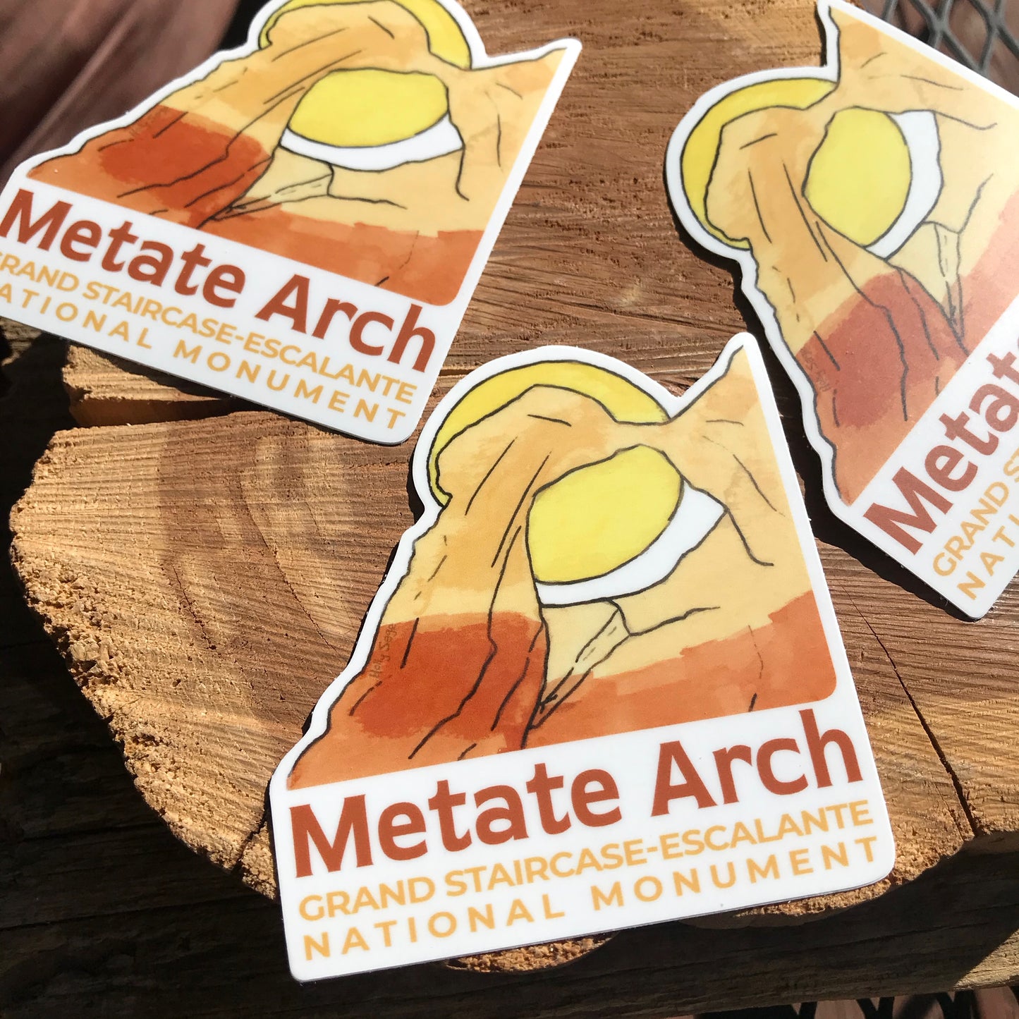 Grand Staircase - Metate Arch Sticker