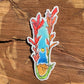 Indian paintbrush sticker