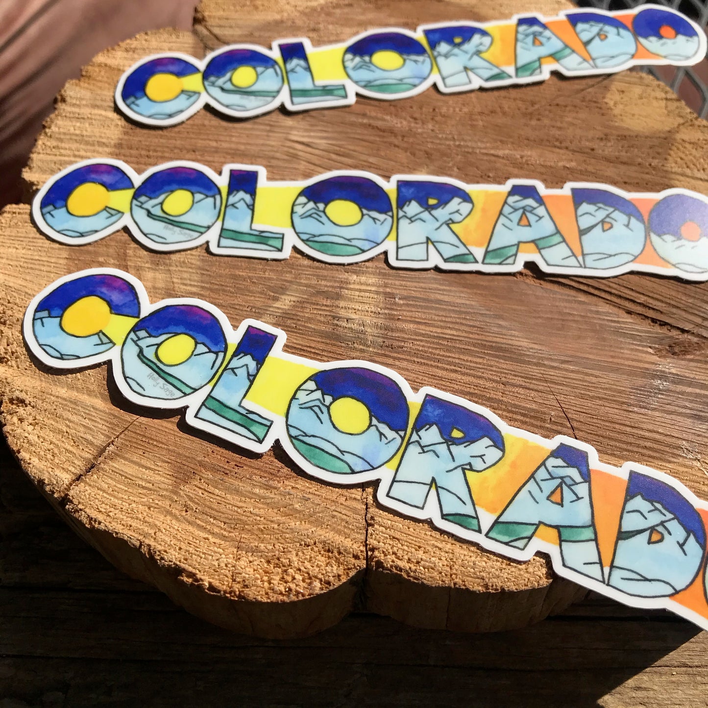Colorado Landscape Sticker
