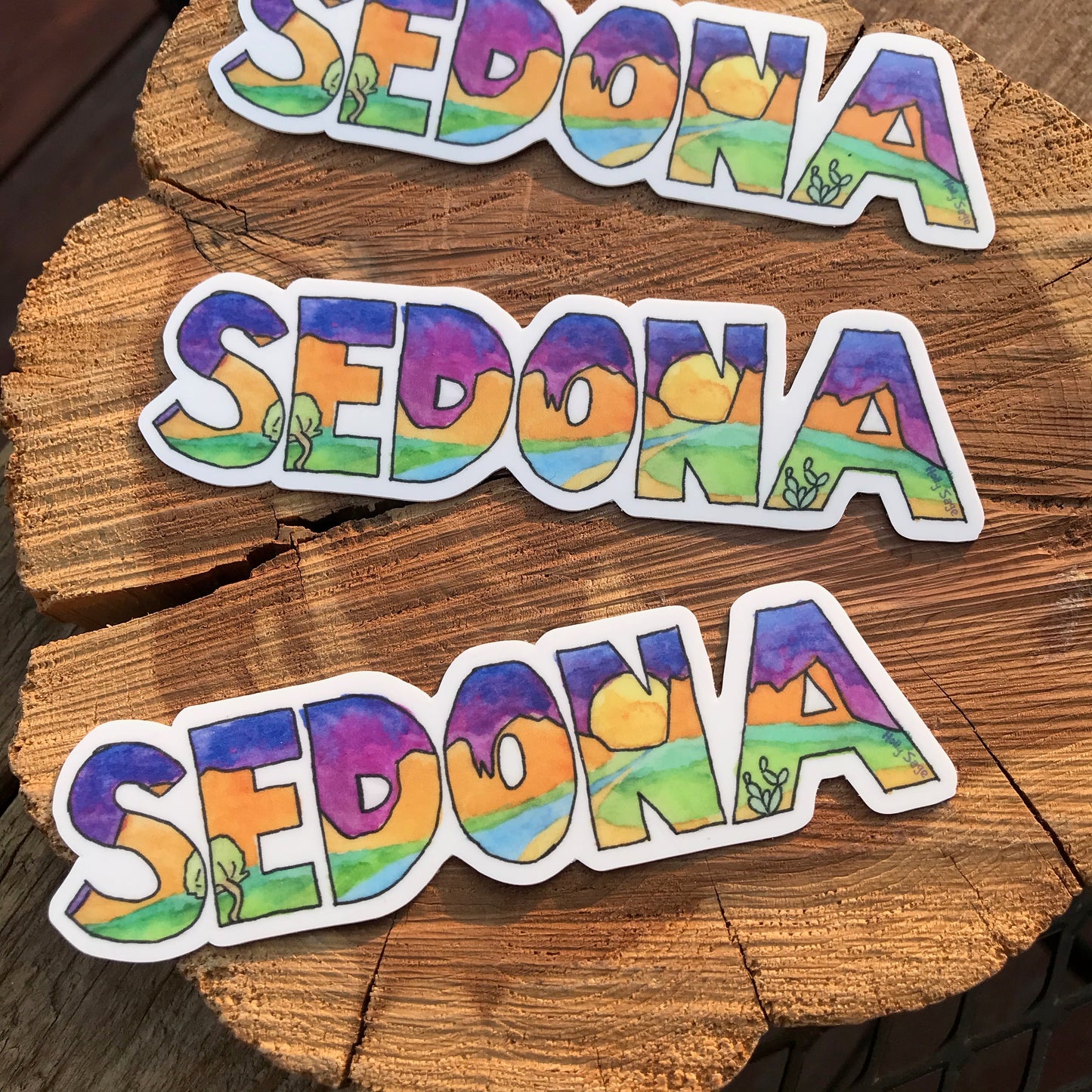 Sedona Landscape Sticker