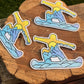 Snowboarder Silhouette Sticker