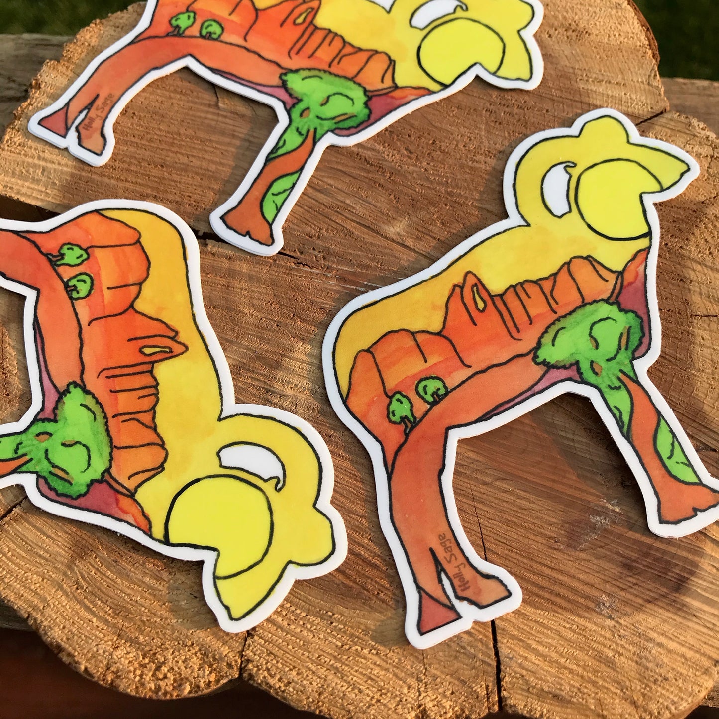 Southwestern Ram Sticker