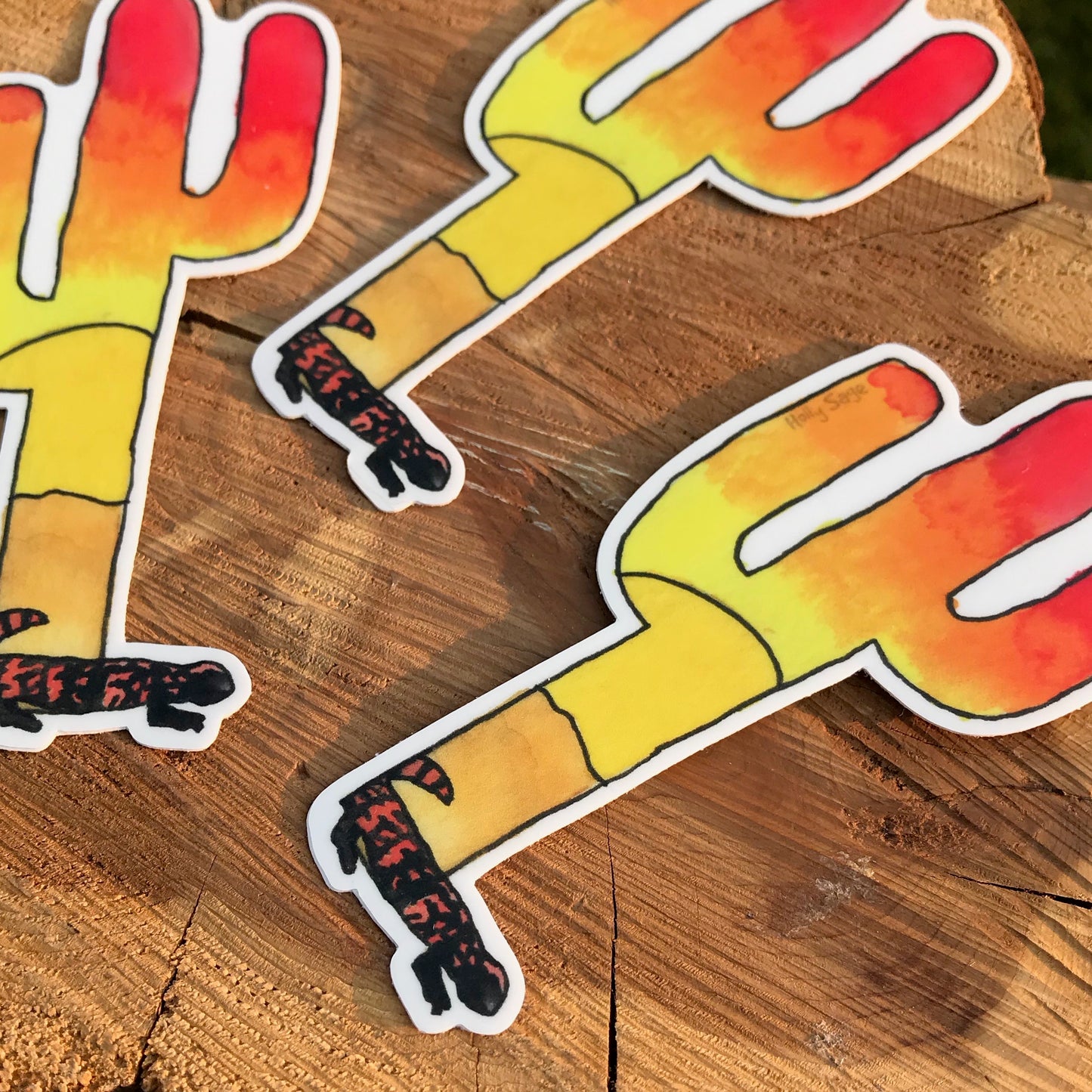 Gila Cactus Sticker