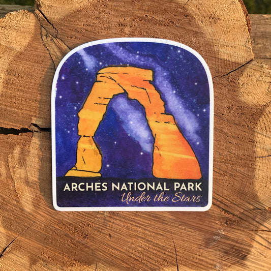 Arches National Park Under the Stars sticker
