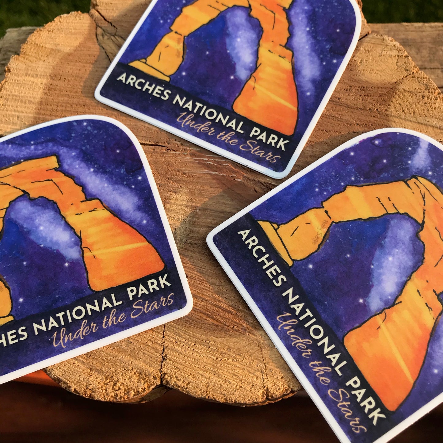 Arches National Park - Under the Stars Sticker
