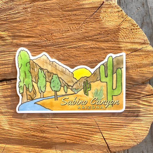 Sabino Canyon Sticker