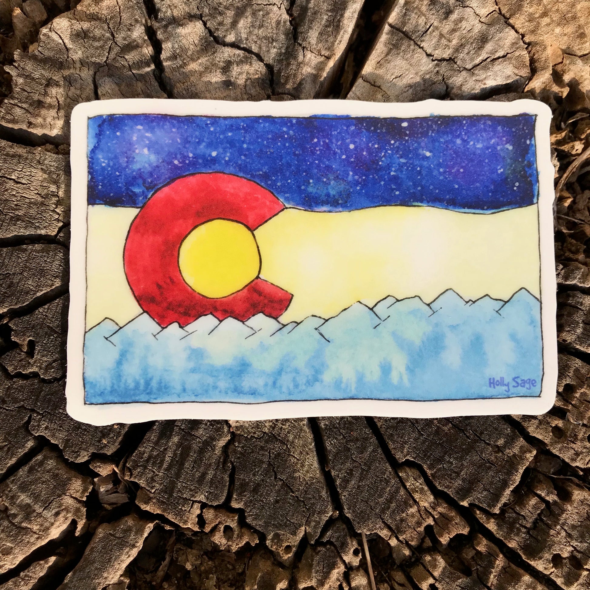 Colorado flag sticker