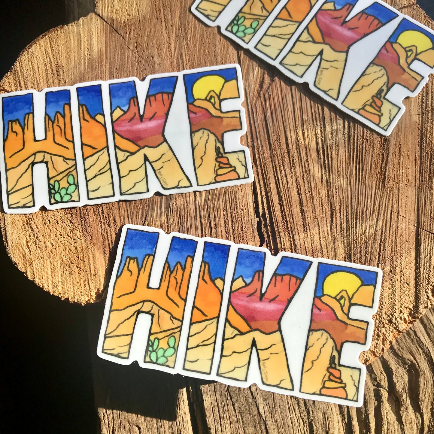 Desert Hike Sticker