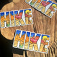 Desert Hike Sticker