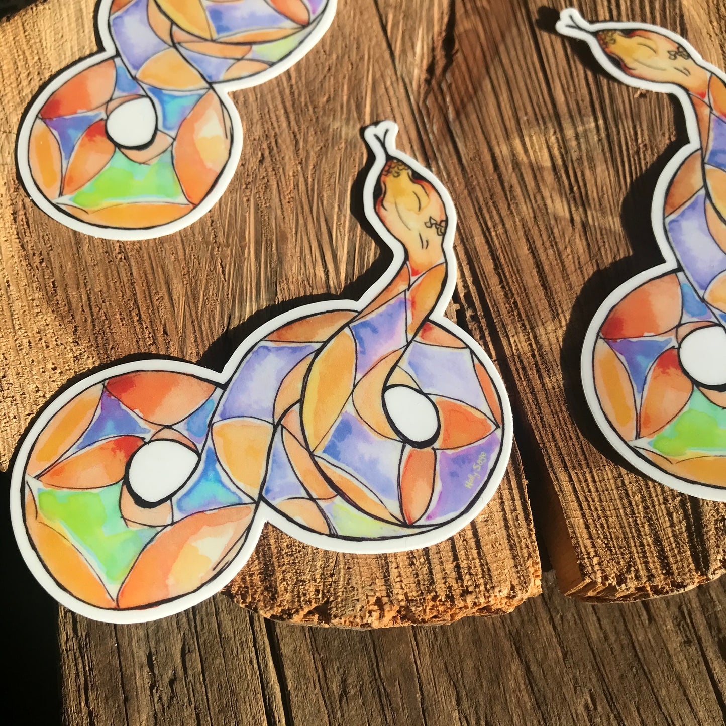 Rattlesnake Charm Sticker