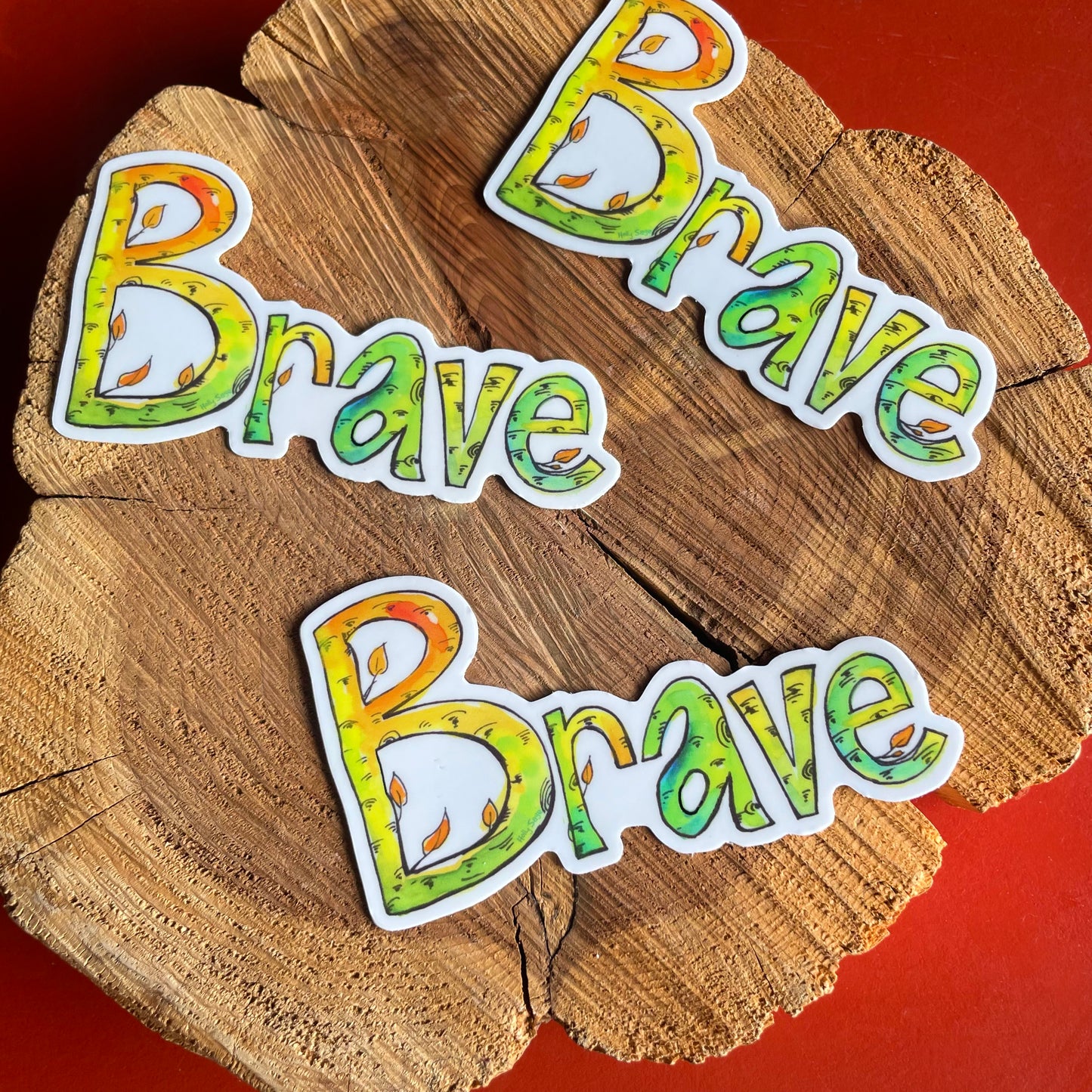 Brave Sticker