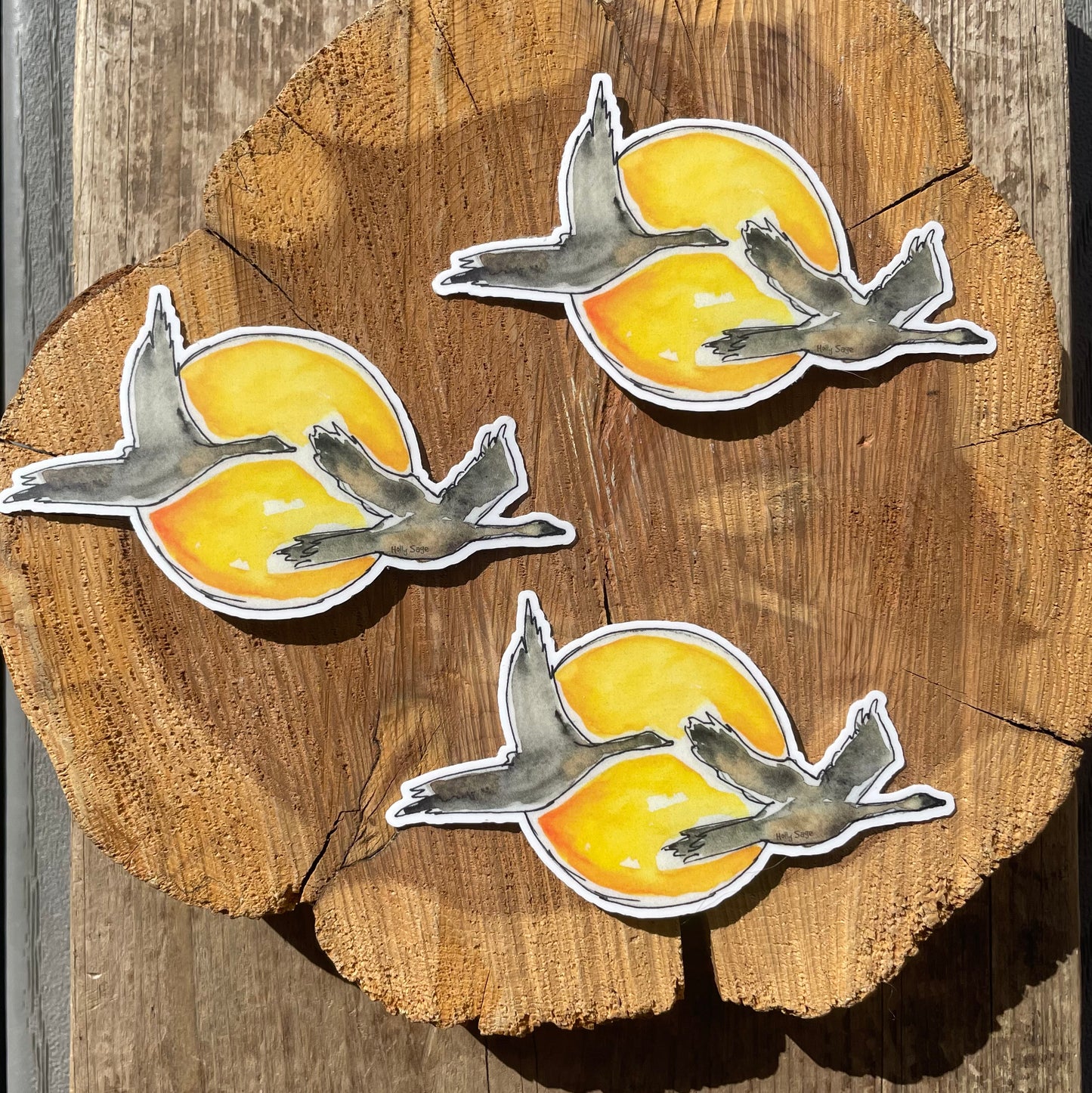 Wild Geese Sticker