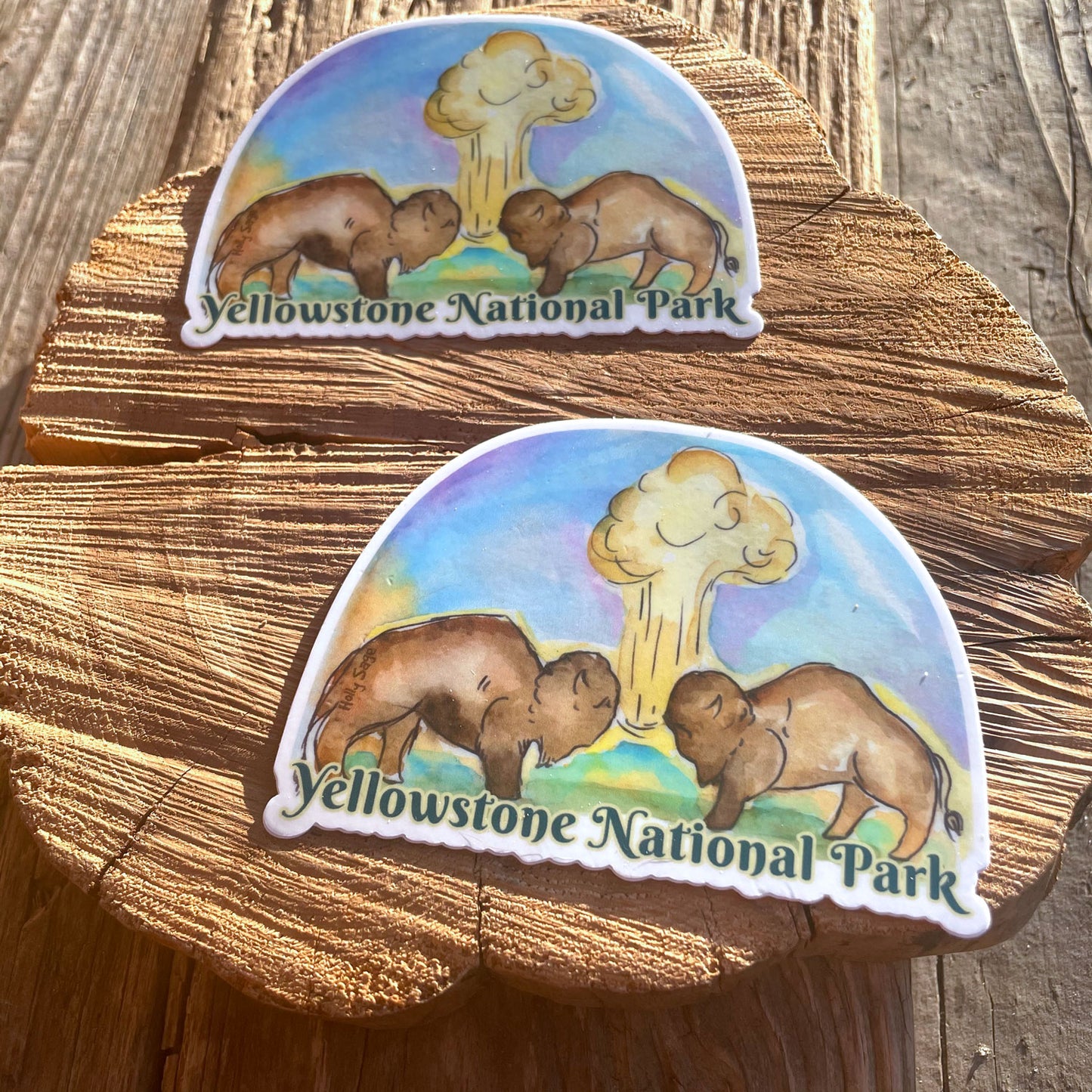 Geyser Bison Sticker