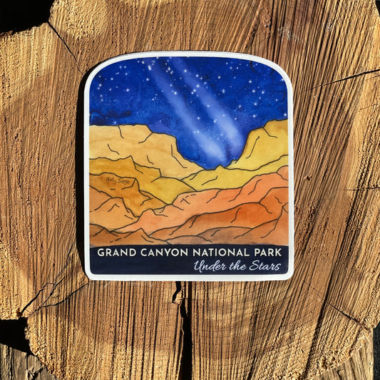 Grand Canyon Under the Stars Sticker