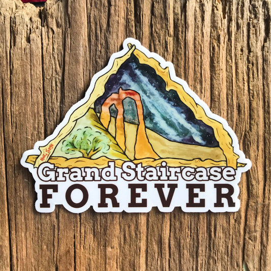 Grand Staircase sticker with the text Grand Staircase Forever