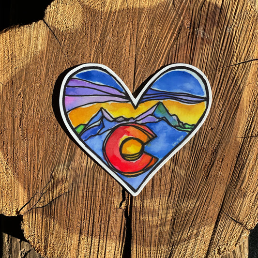 Colorado Love Sticker