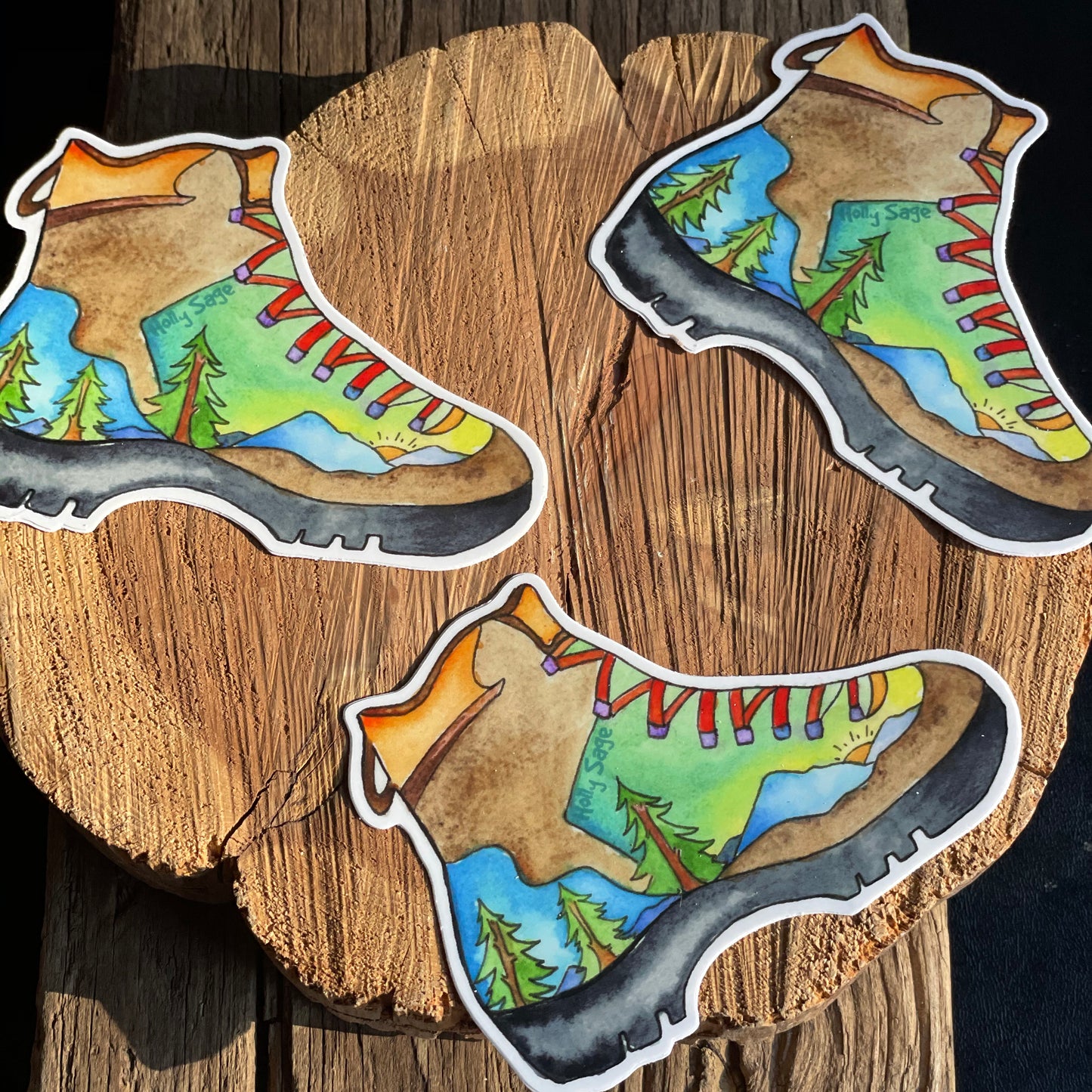 Hiking Boot Sticker
