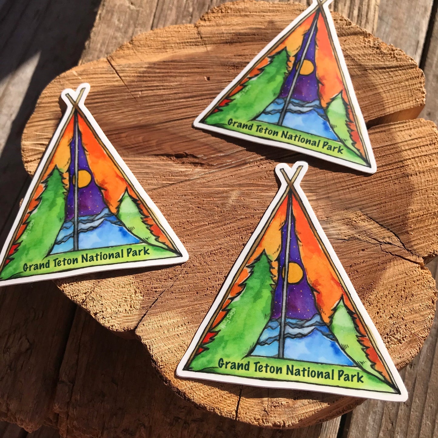 Tent Camping Sticker