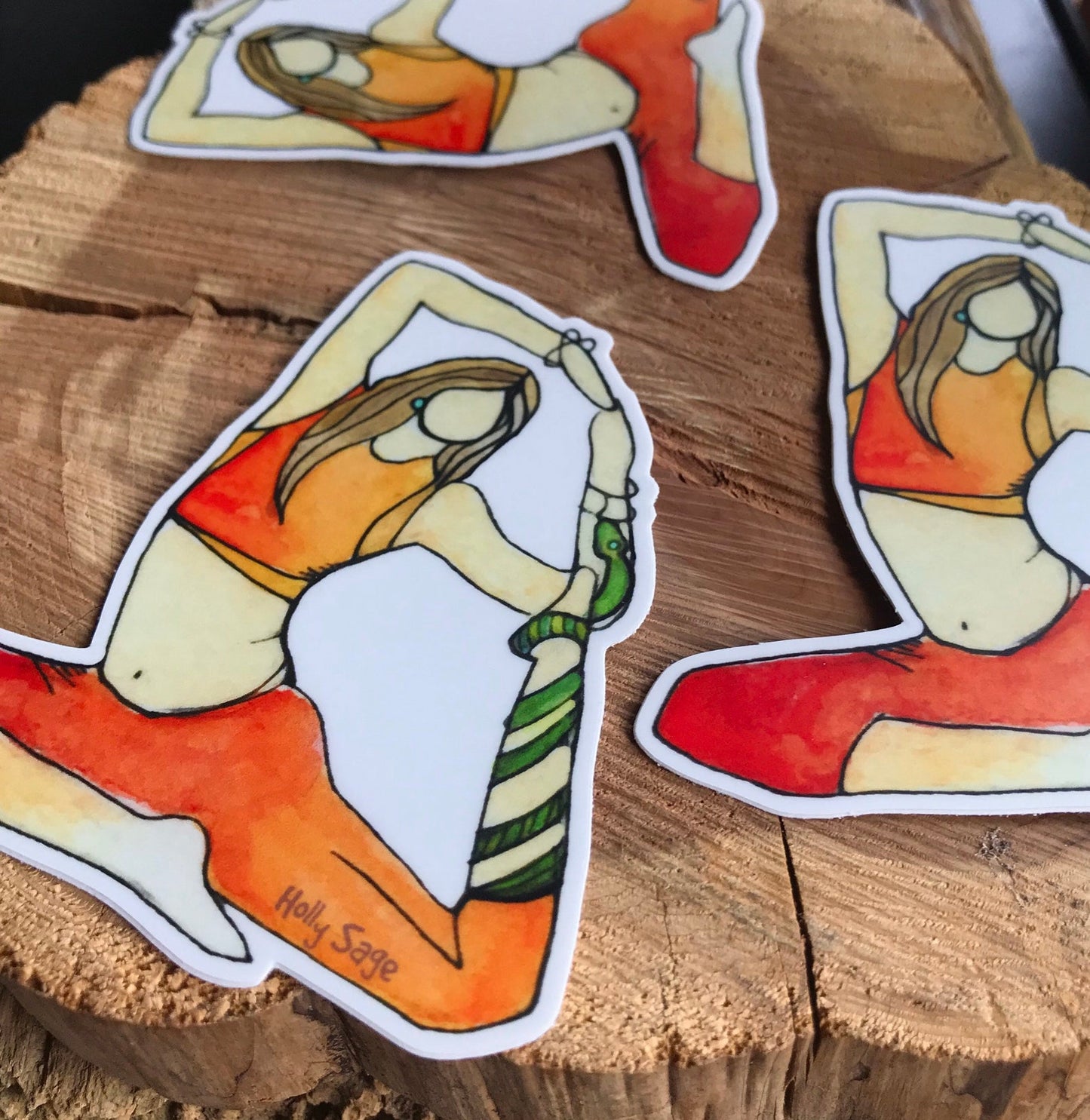 Serpent Goddess Sticker