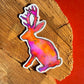 Watercolor Jackalope Sticker