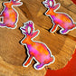 Watercolor Jackalope Sticker