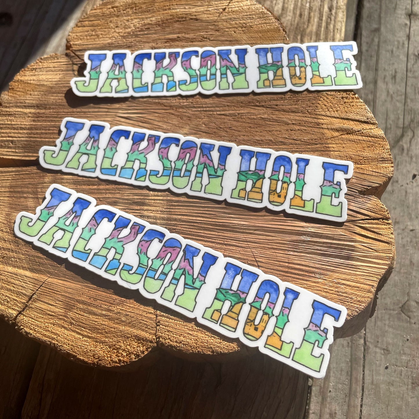 Jackson Hole Landscape Sticker