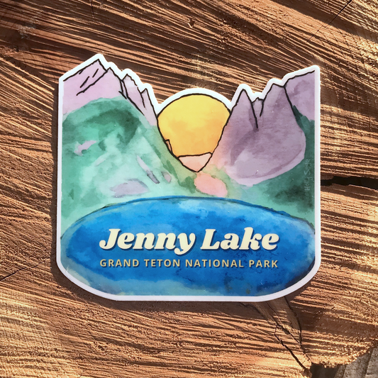 Jenny Lake Sticker