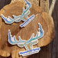 Mammoth Hot Springs Elk Head Sticker