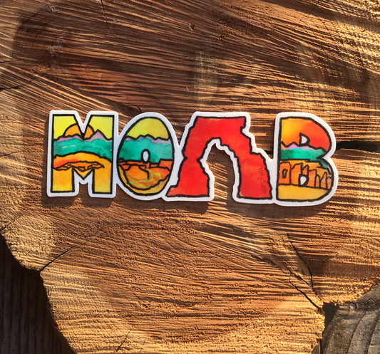 Moab Landscape Sticker