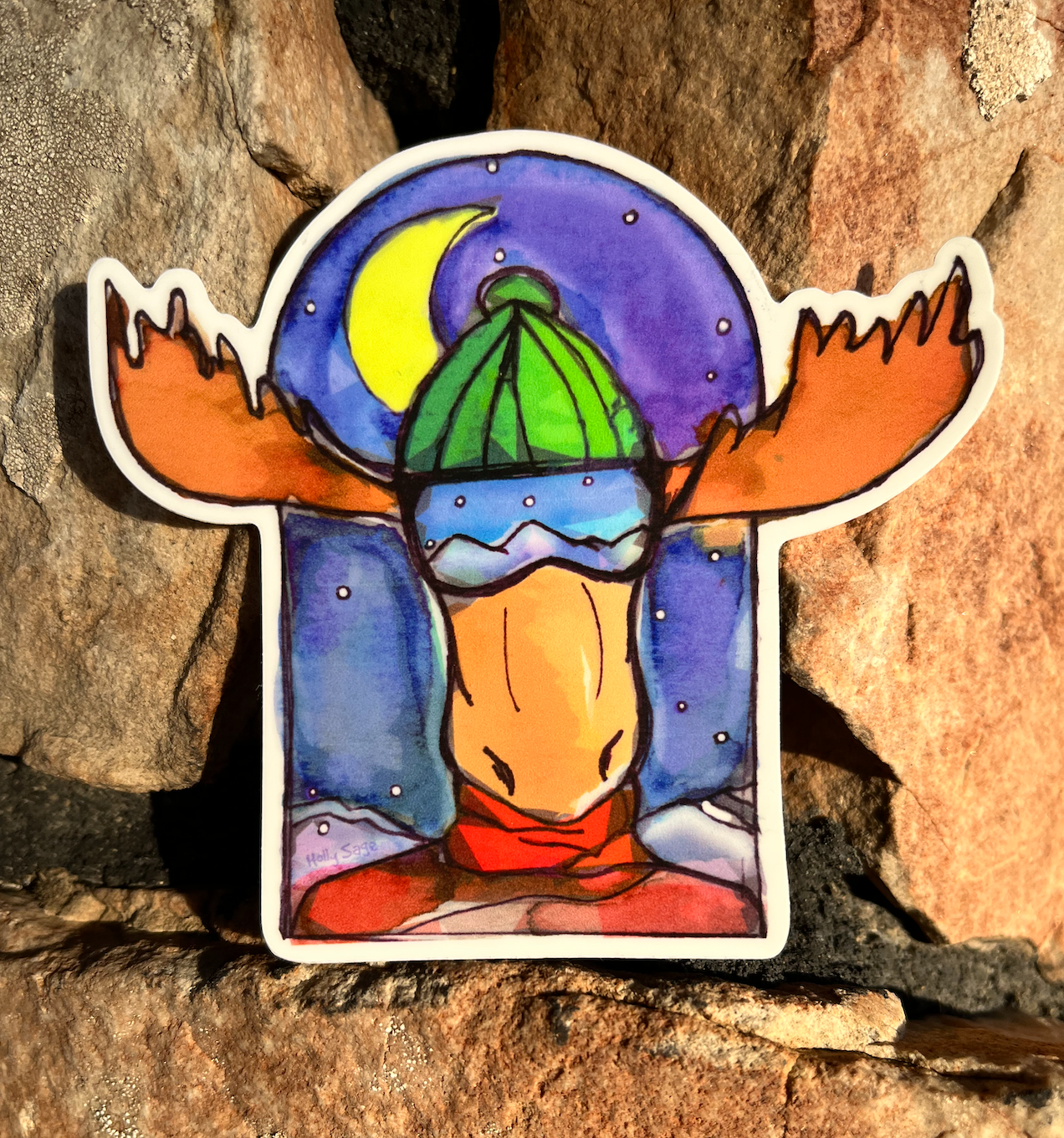 Mooseski Sticker