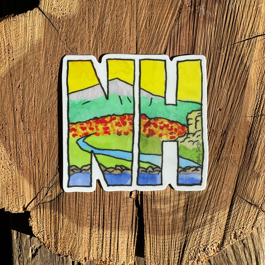 NH Abbreviation Sticker