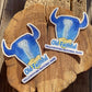 Old Faithful Bison Head Sticker