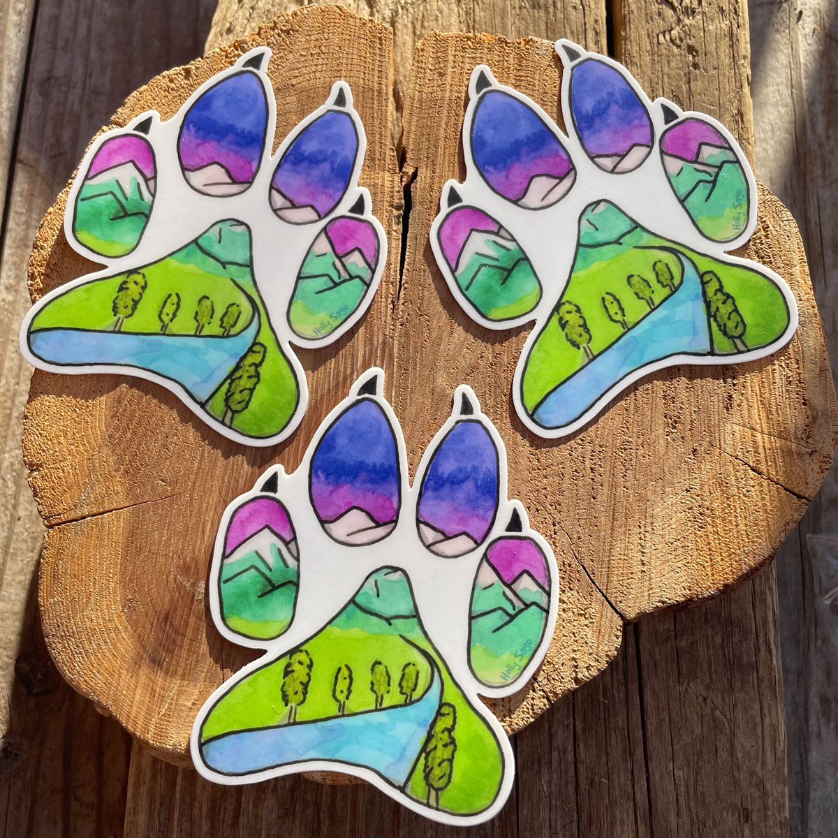 Wolf Paw Sticker
