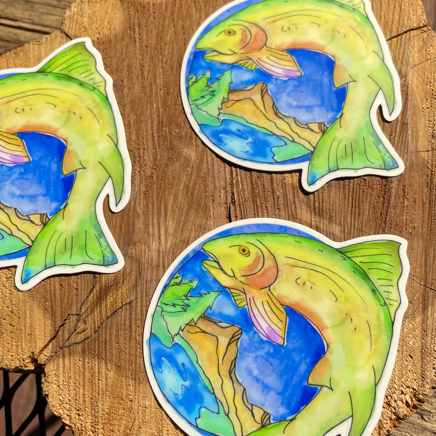 Mountain Trout Sticker