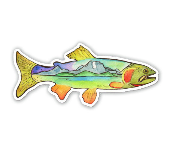 Cutthroat Catch Sticker
