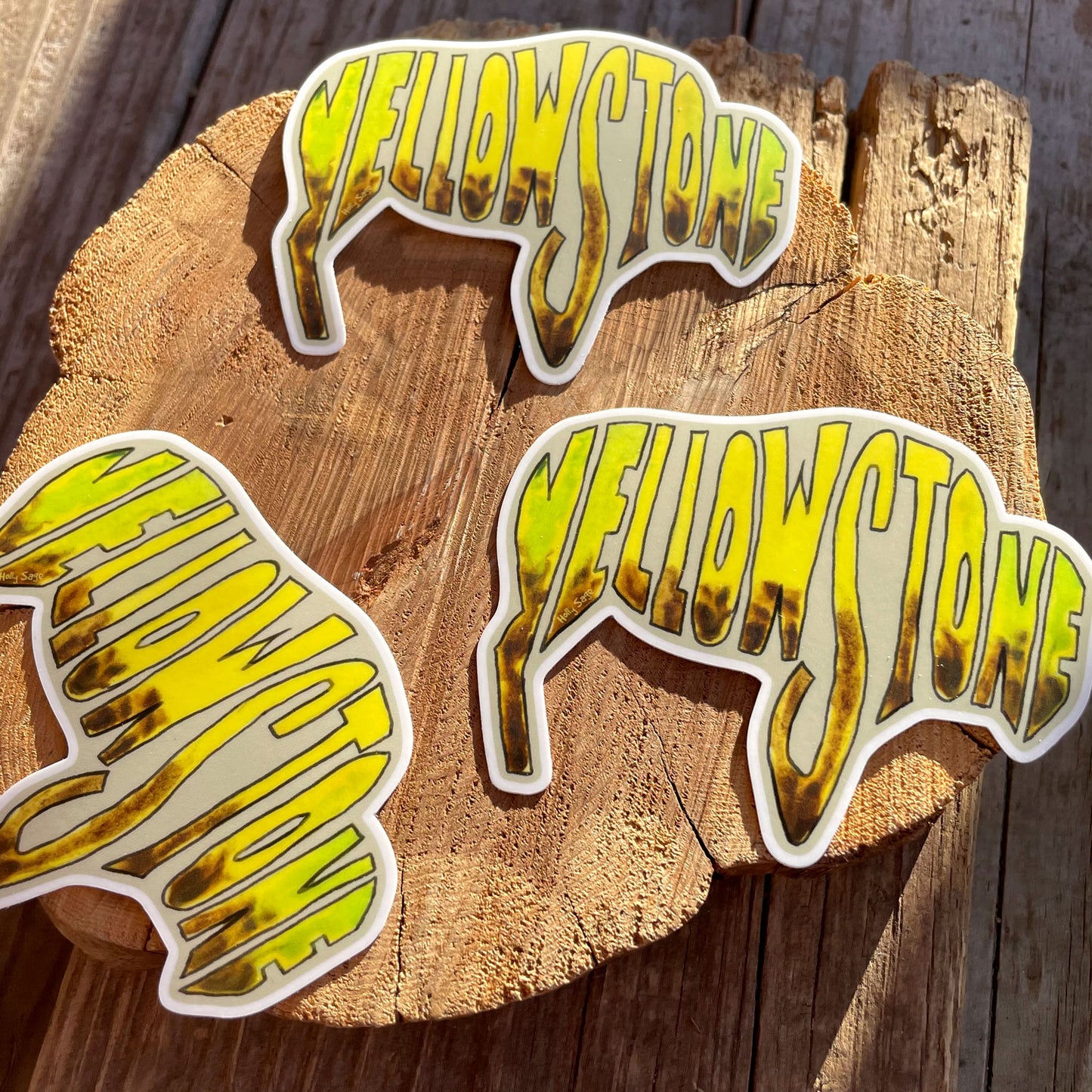 Yellowstone Bison Sticker