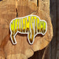 Yellowstone Bison Sticker