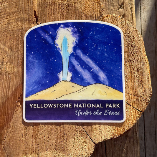 Yellowstone National Park Under the Stars